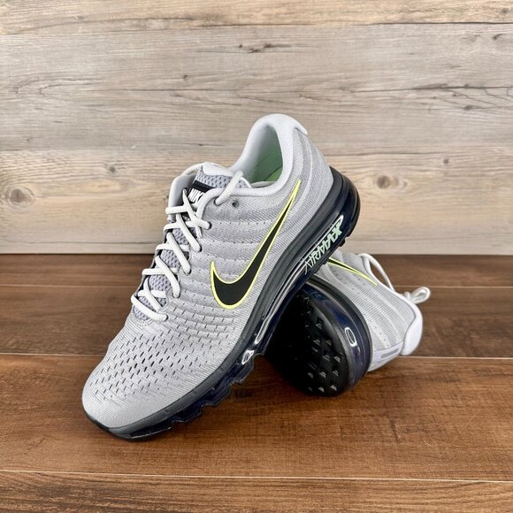 Nike Air Max 2017 Mens Size 11 Wolf Grey Black Pure Platinum 849559 012 - Picture 1 of 9